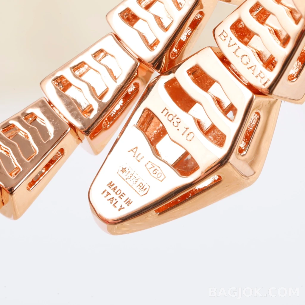 불가리 Bulgari Serpenti Pavé 싱글 코일 브레이슬릿 상세 이미지