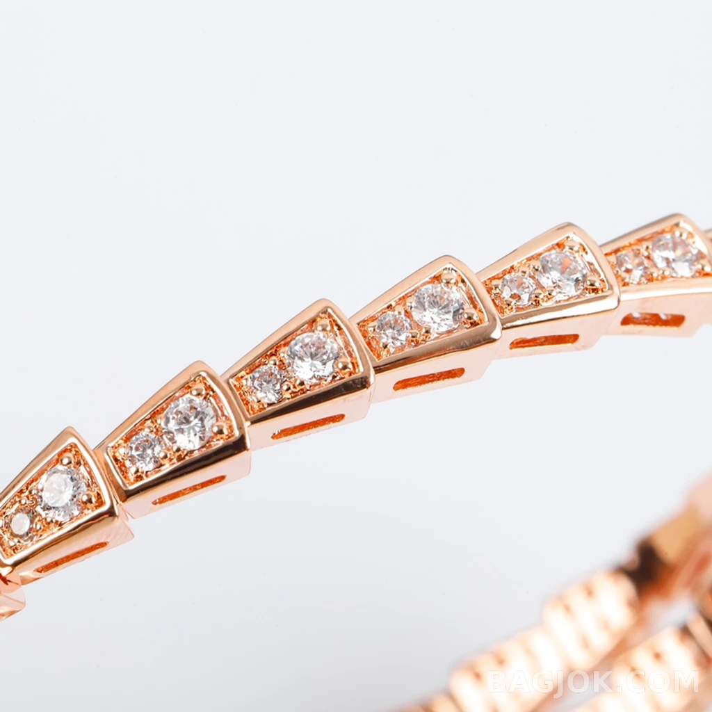 불가리 Bulgari Serpenti Pavé 싱글 코일 브레이슬릿 상세 이미지