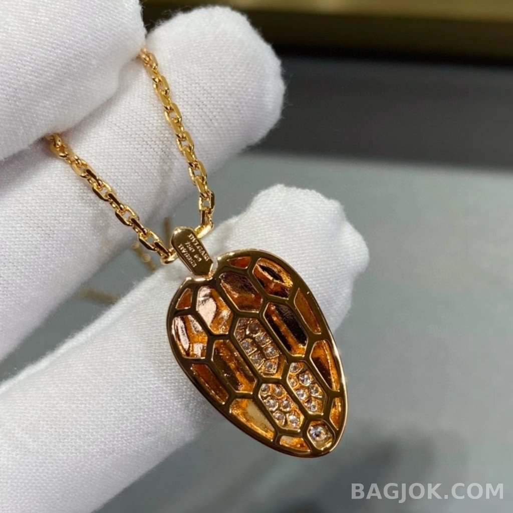 불가리 Bvlgari Serpenti Malachite 목걸이 상세 이미지