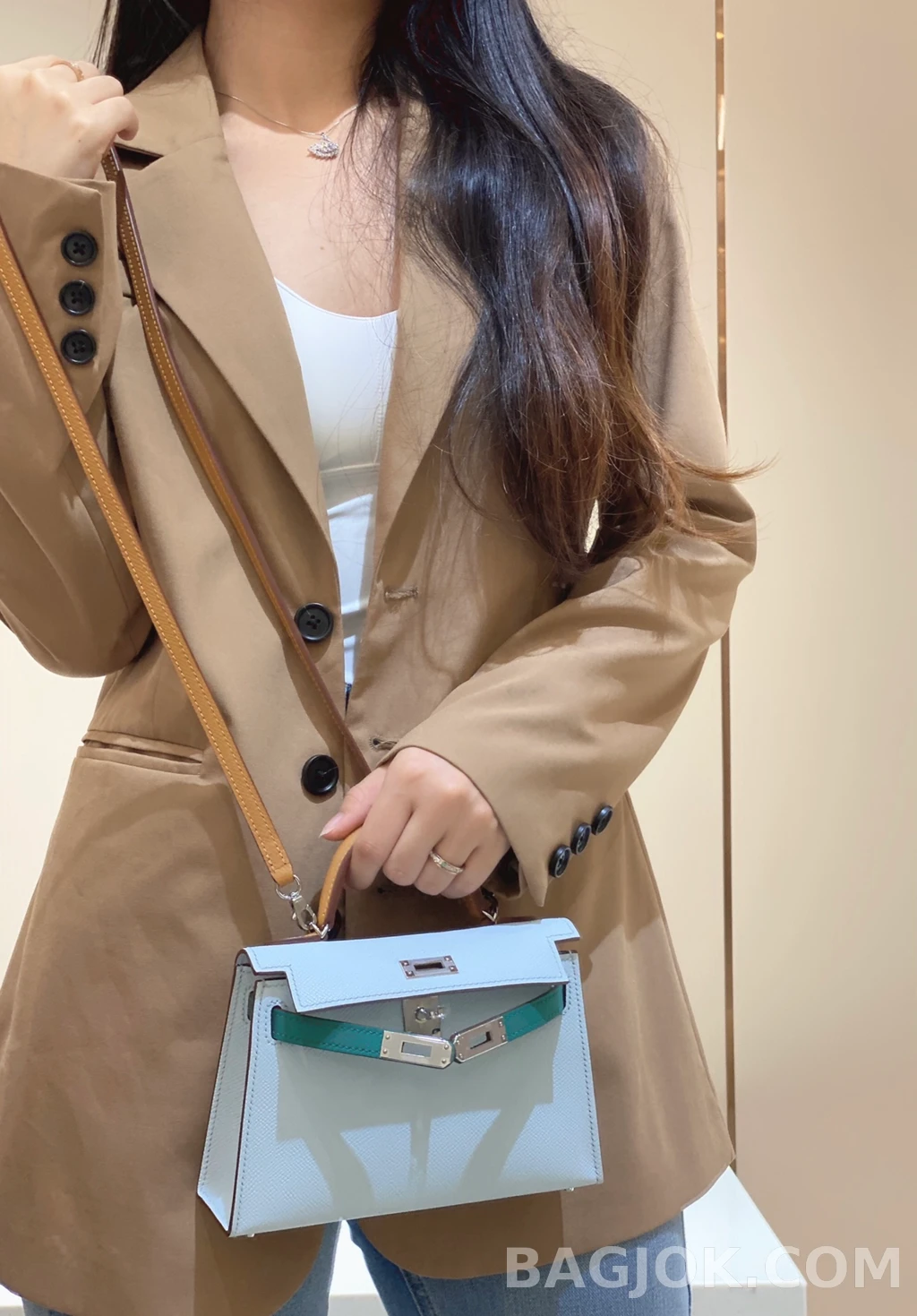 에르메스 Hermes 켈리백 19 토고 트리컬러 상세 이미지