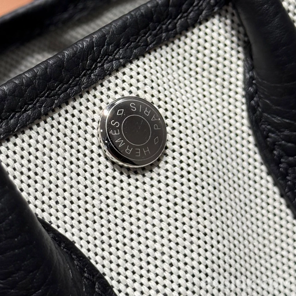에르메스 Hermes 가든파티 미니 23 캔버스×네곤다 레더 상세 이미지