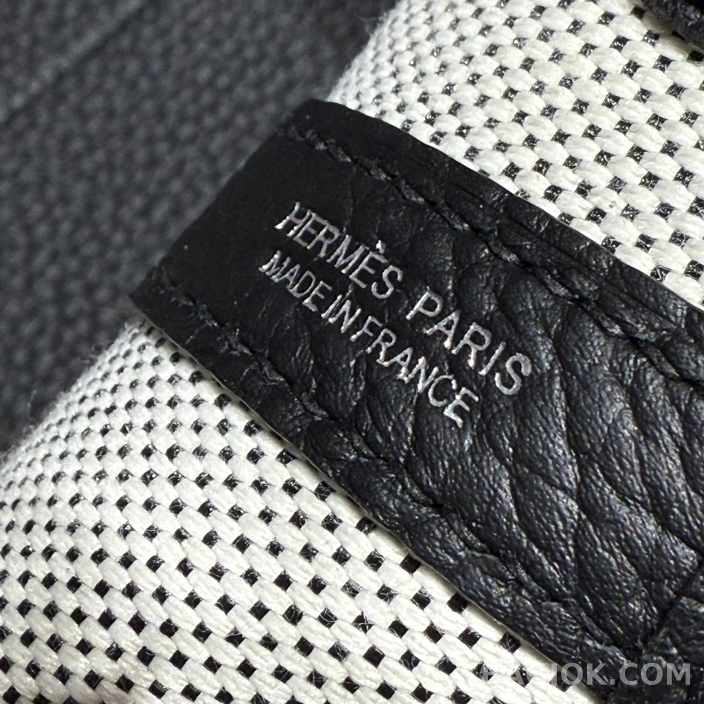 에르메스 Hermes 가든파티 미니 23 캔버스×네곤다 레더 상세 이미지