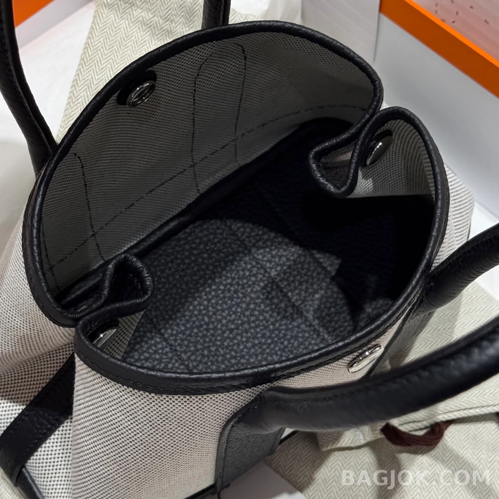 에르메스 Hermes 가든파티 미니 23 캔버스×네곤다 레더 상세 이미지