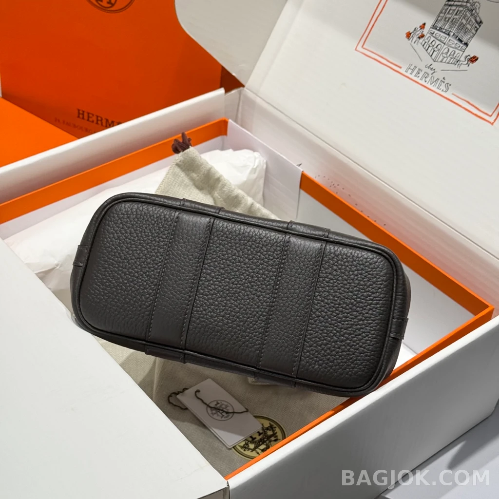 에르메스 Hermes 가든파티 미니 23 캔버스×네곤다 레더 상세 이미지