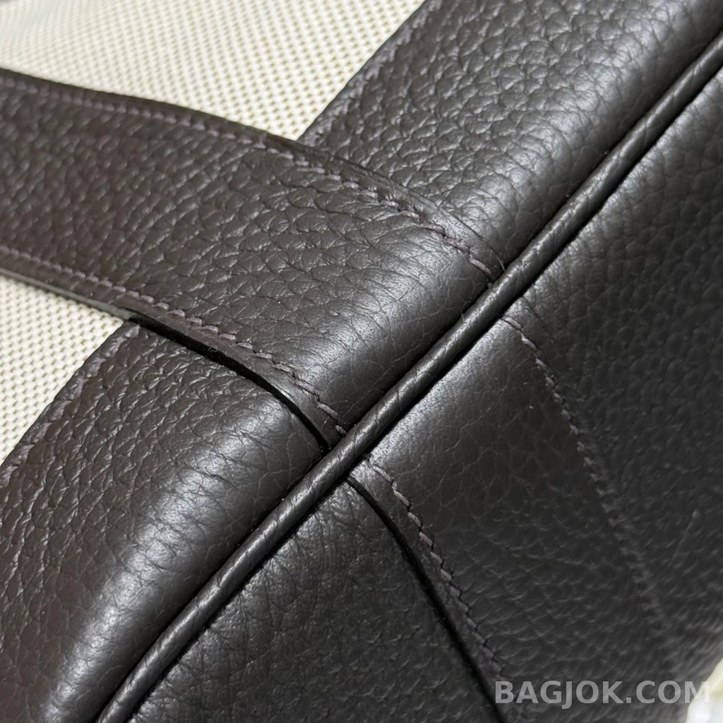 에르메스 Hermes 가든파티 미니 23 캔버스×네곤다 레더 상세 이미지