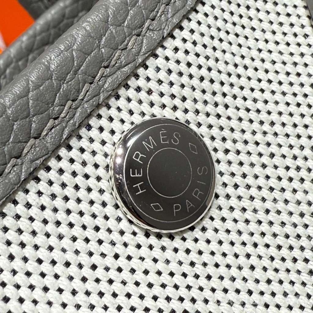 에르메스 Hermes 가든파티 미니 23 캔버스×네곤다 레더 상세 이미지