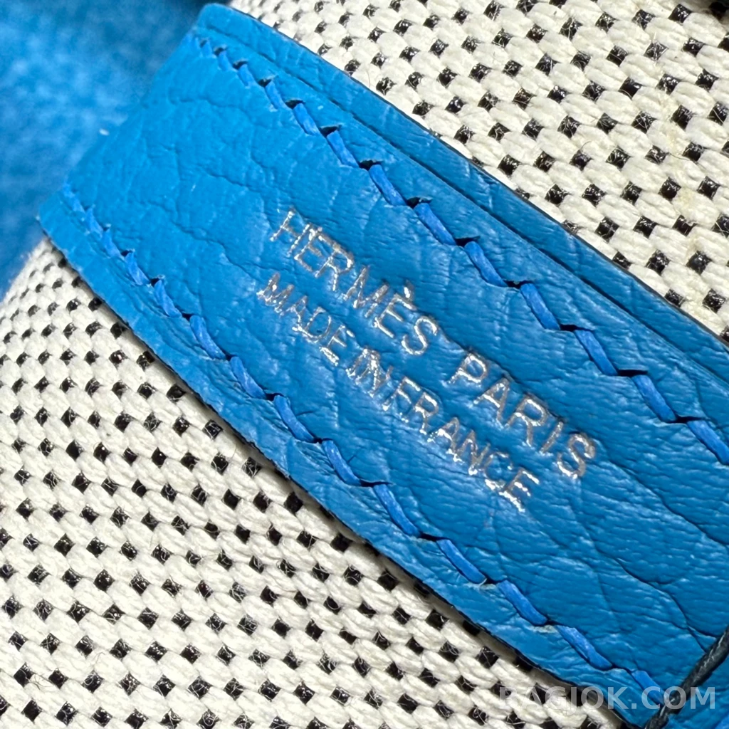 에르메스 Hermes 가든파티 미니 23 캔버스×네곤다 레더 상세 이미지