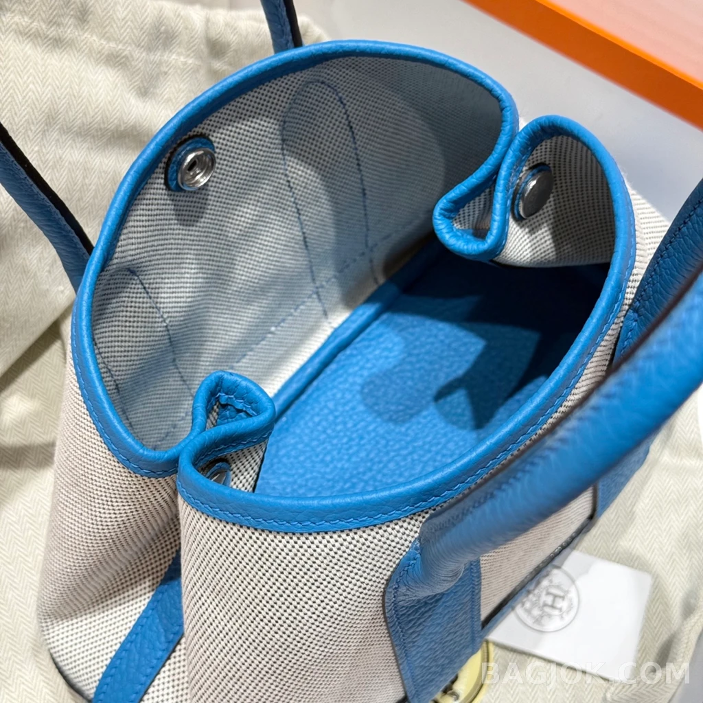 에르메스 Hermes 가든파티 미니 23 캔버스×네곤다 레더 상세 이미지