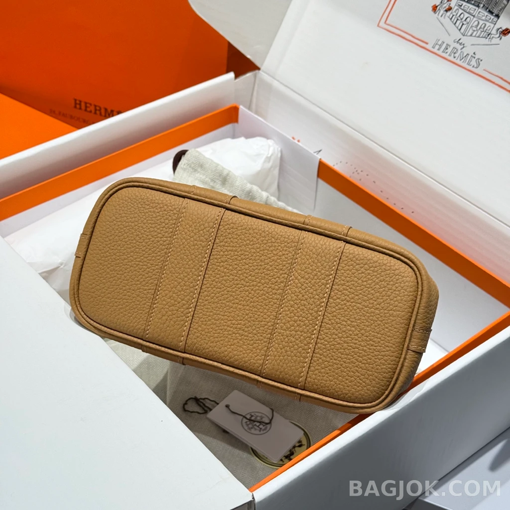 에르메스 Hermes 가든파티 미니 23 캔버스×네곤다 레더 상세 이미지