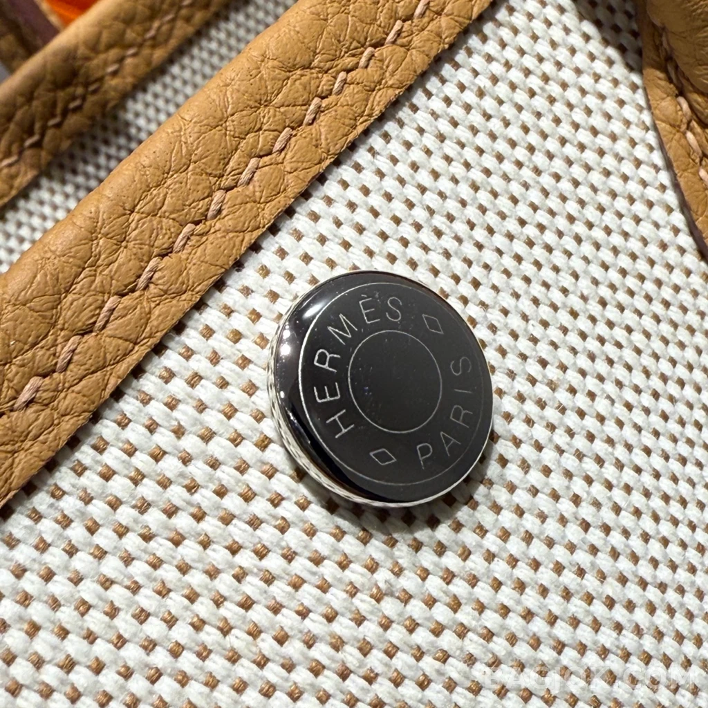 에르메스 Hermes 가든파티 미니 23 캔버스×네곤다 레더 상세 이미지