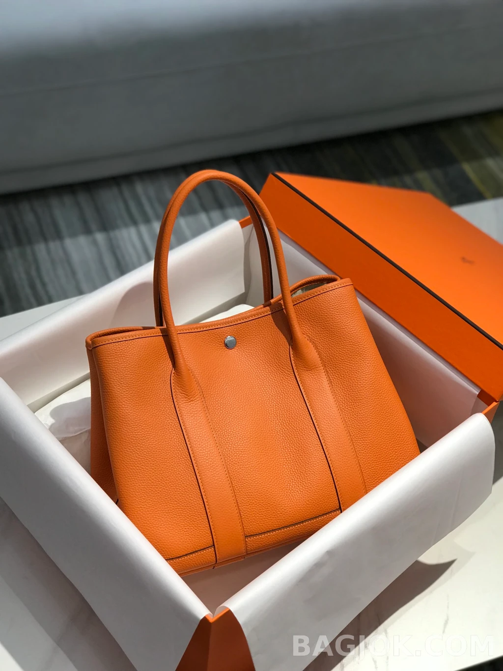 에르메스 Hermes 가든파티 36 네곤다 레더 상세 이미지
