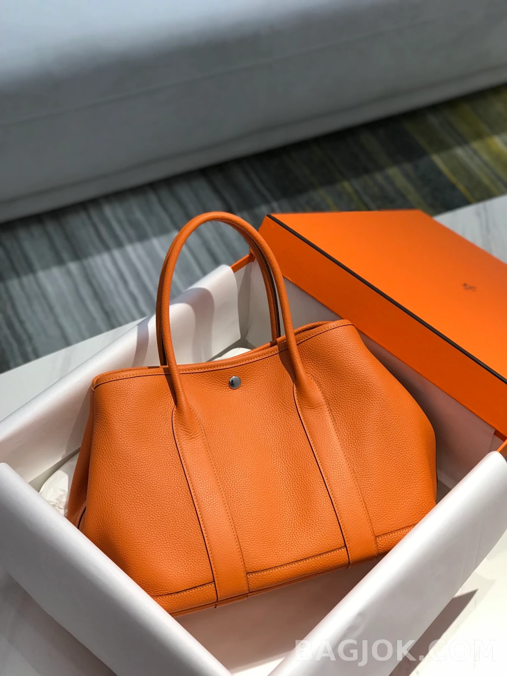 에르메스 Hermes 가든파티 36 네곤다 레더 상세 이미지