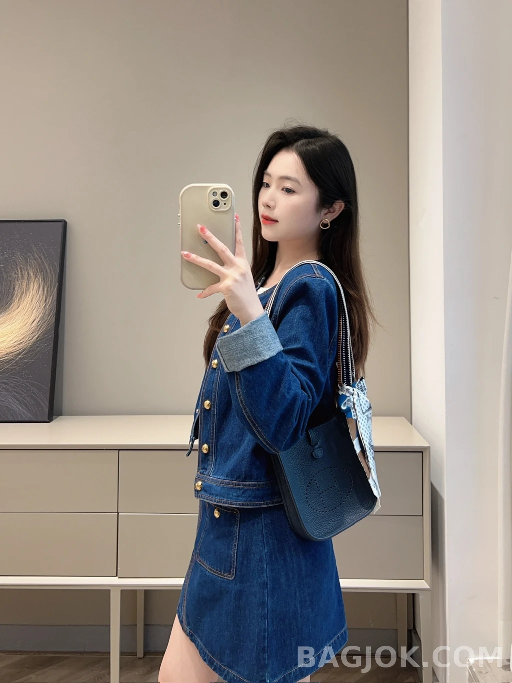 에르메스 Hermes 에블린 16 TC 카프스킨 상세 이미지