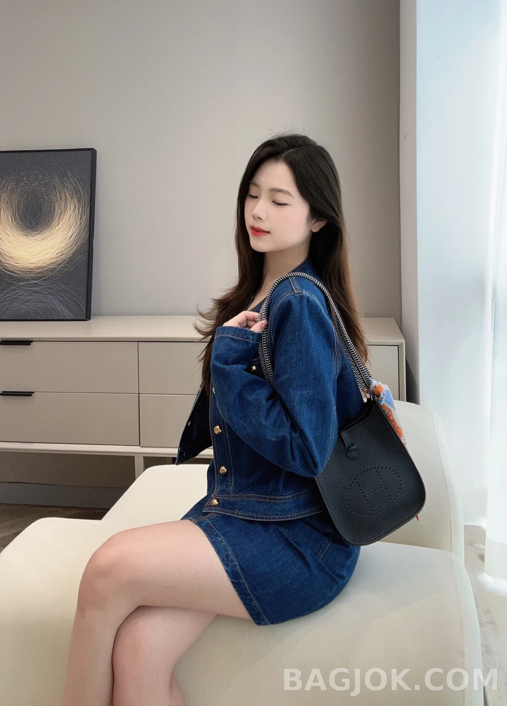 에르메스 Hermes 에블린 16 TC 카프스킨 상세 이미지