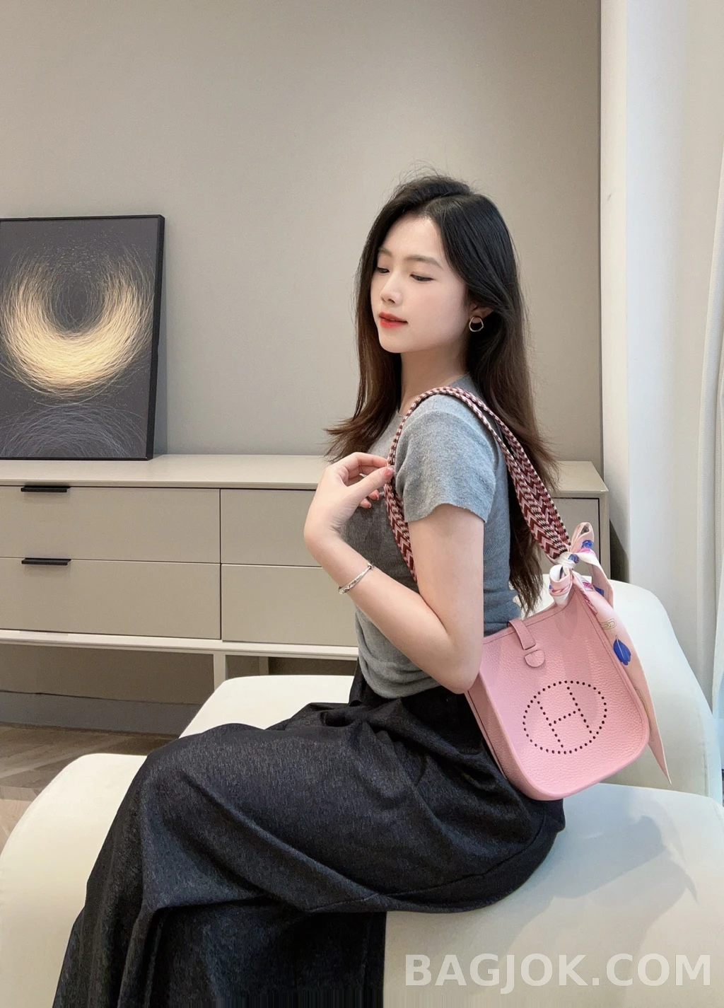 에르메스 Hermes 에블린 16 TC 카프스킨 상세 이미지