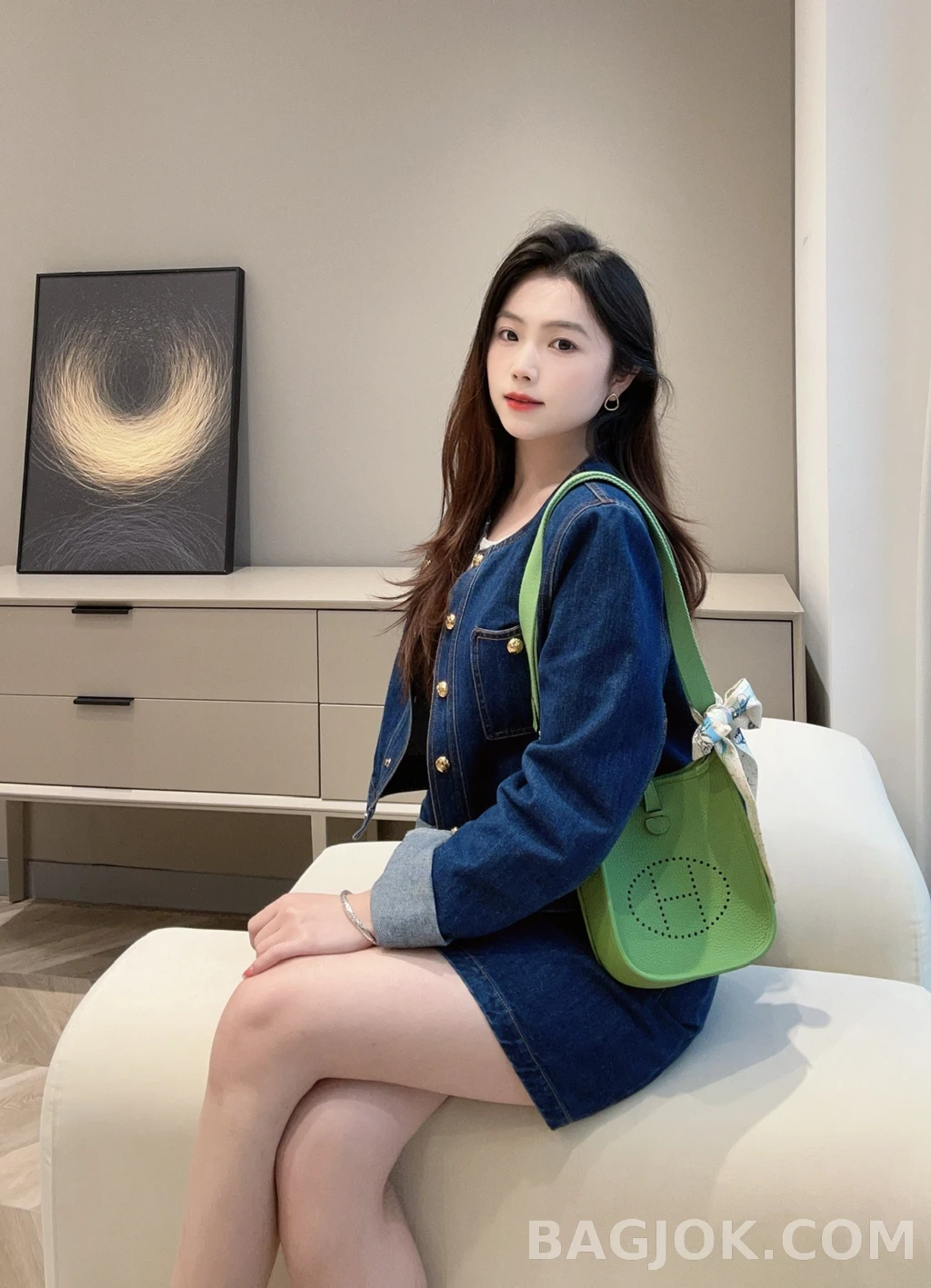 에르메스 Hermes 에블린 16 TC 카프스킨 상세 이미지