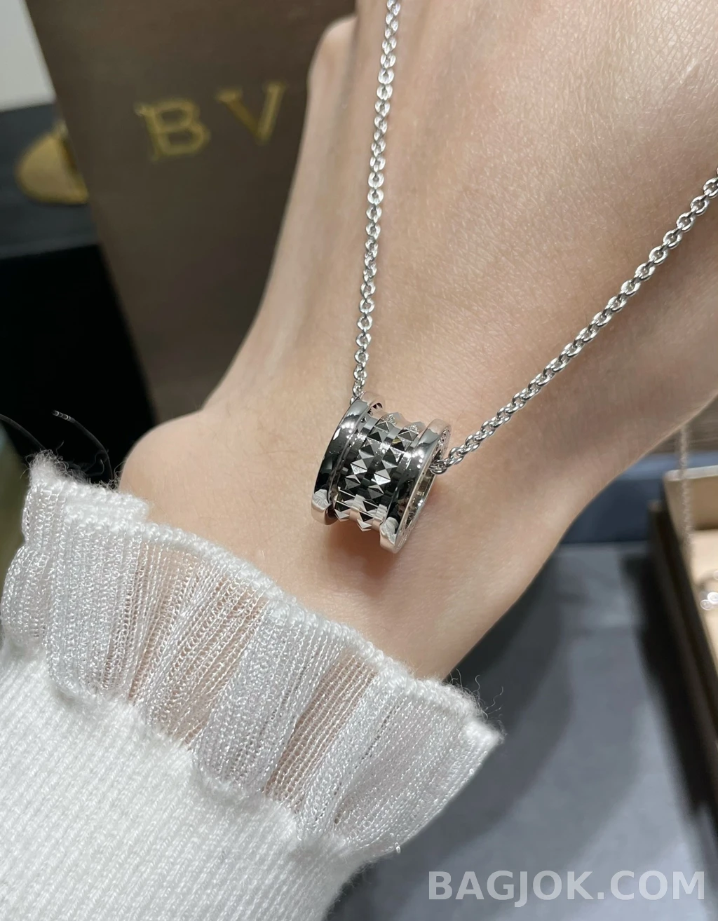 불가리 Bulgari B.zero1 스터드 목걸이 상세 이미지