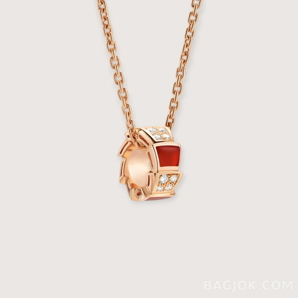 Bulgari Serpenti Viper Half Pavé 목걸이_대표이미지