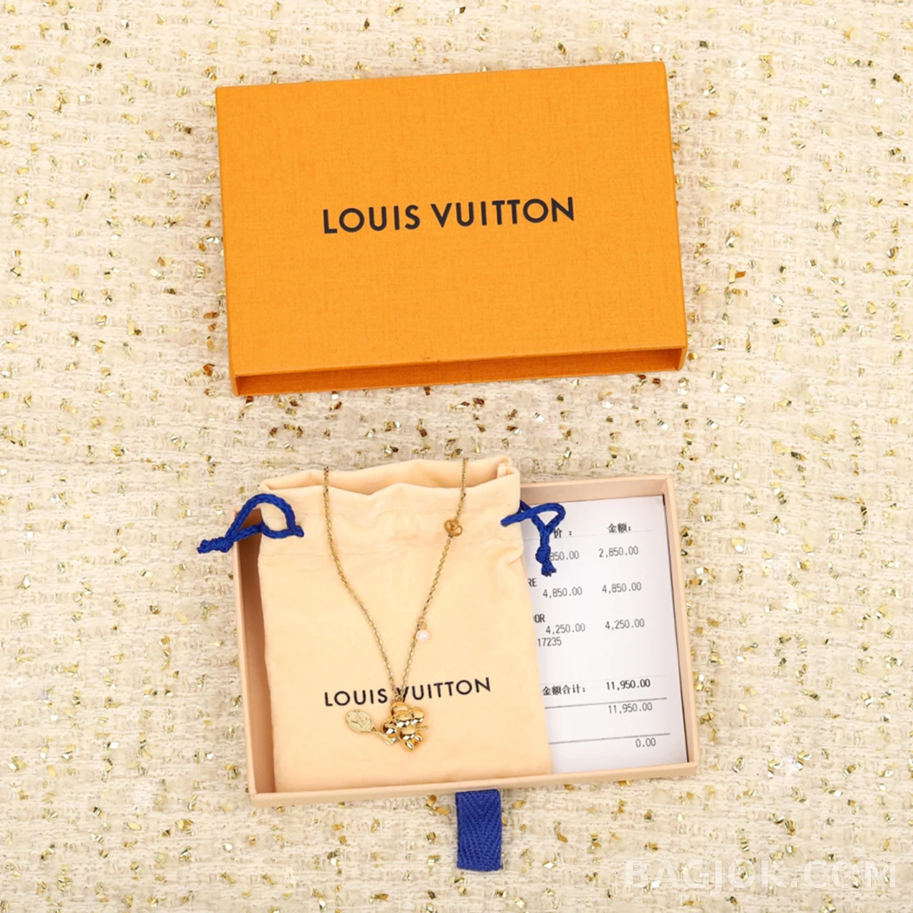 루이비통 Louis Vuitton 테니스 플라워 로고 목걸이 상세 이미지