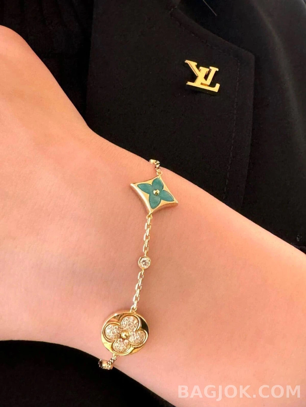 루이비통 Louis Vuitton Color Blossom BB 터콰이즈 팔찌 상세 이미지