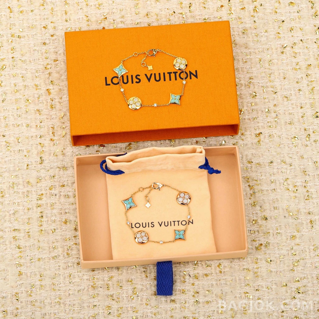 루이비통 Louis Vuitton Color Blossom BB 터콰이즈 팔찌 상세 이미지