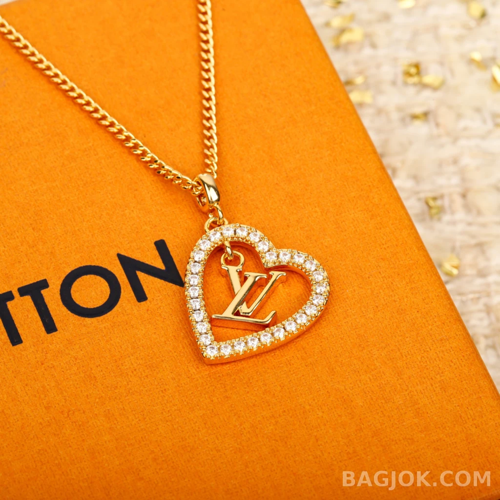 루이비통 Louis Vuitton 하트 로고 목걸이 상세 이미지