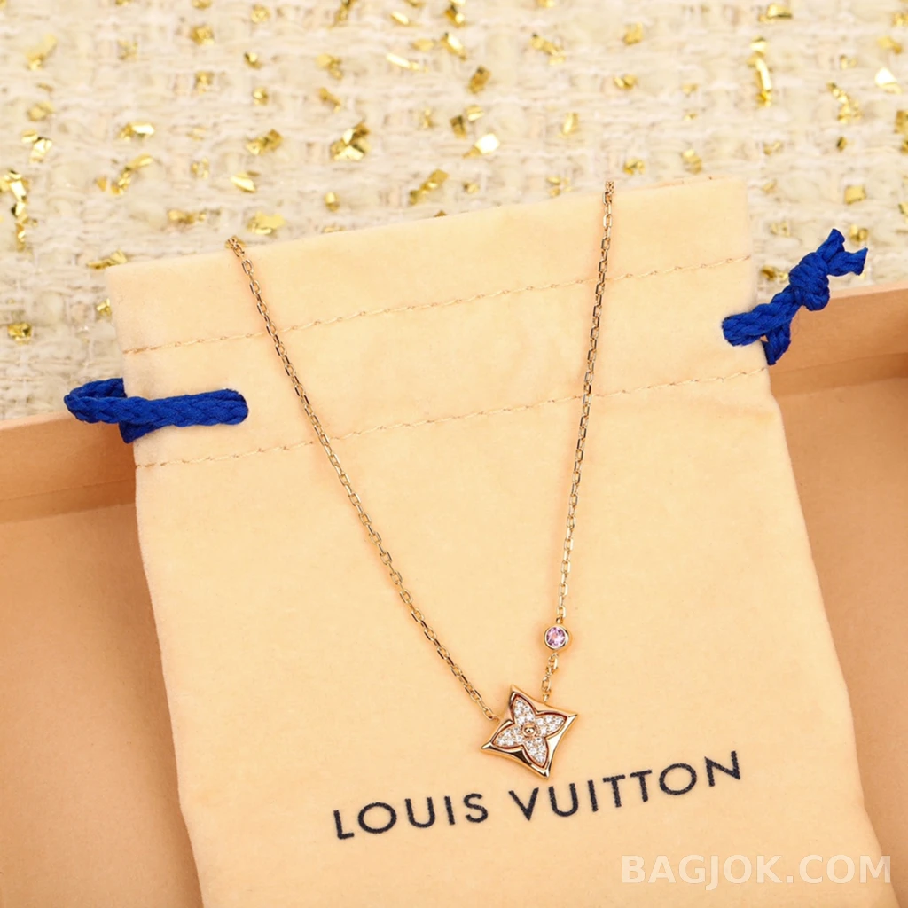 루이비통 Louis Vuitton Color Blossom BB Star 핑크 사파이어 목걸이 상세 이미지