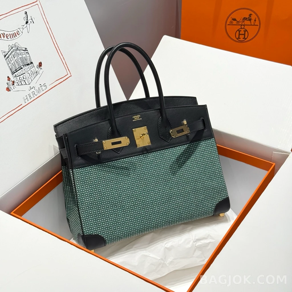 에르메스 Hermes 버킨 30 프렌치 빈티지 스위프트 상세 이미지