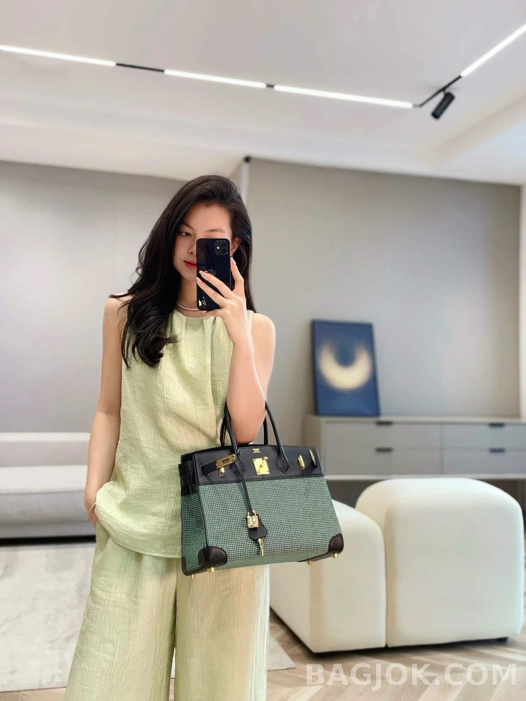 에르메스 Hermes 버킨 30 프렌치 빈티지 스위프트 상세 이미지