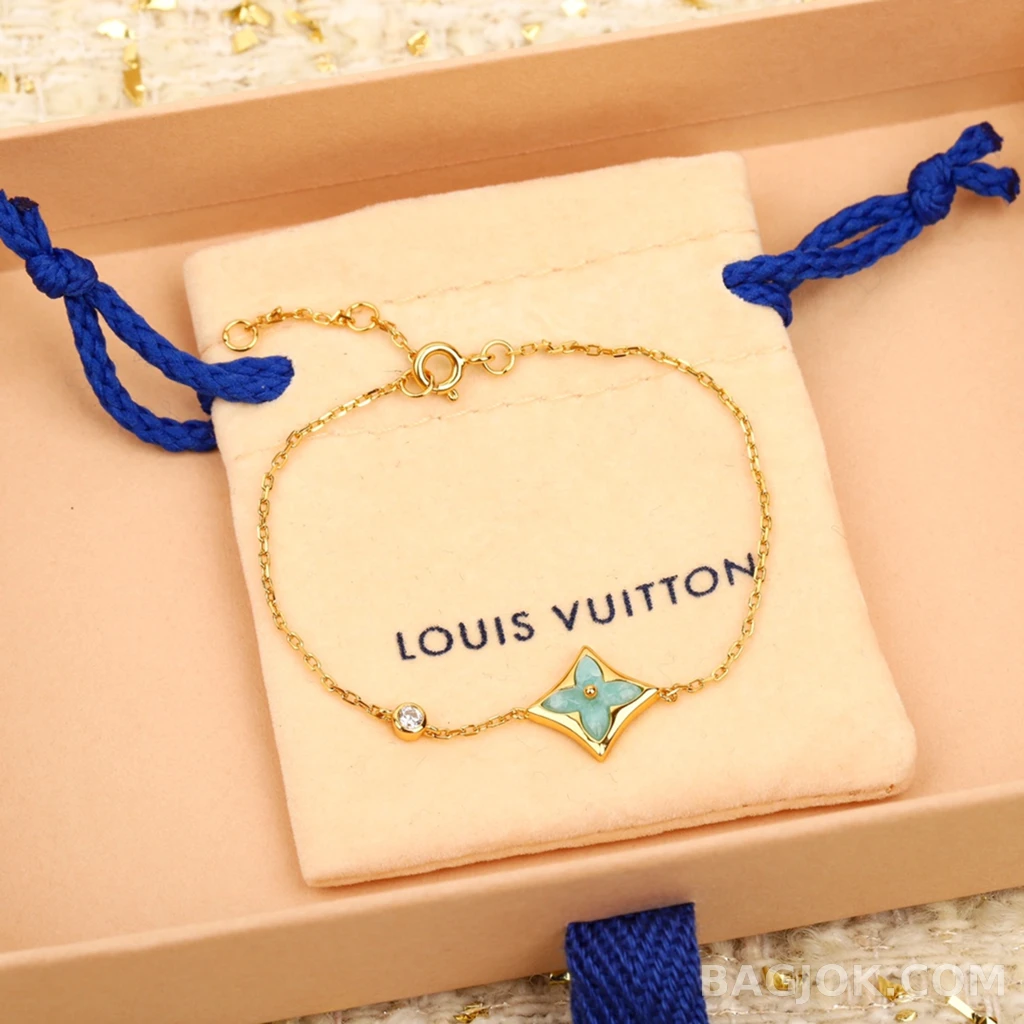 루이비통 Louis Vuitton Color Blossom BB Star 터콰이즈 팔찌 상세 이미지