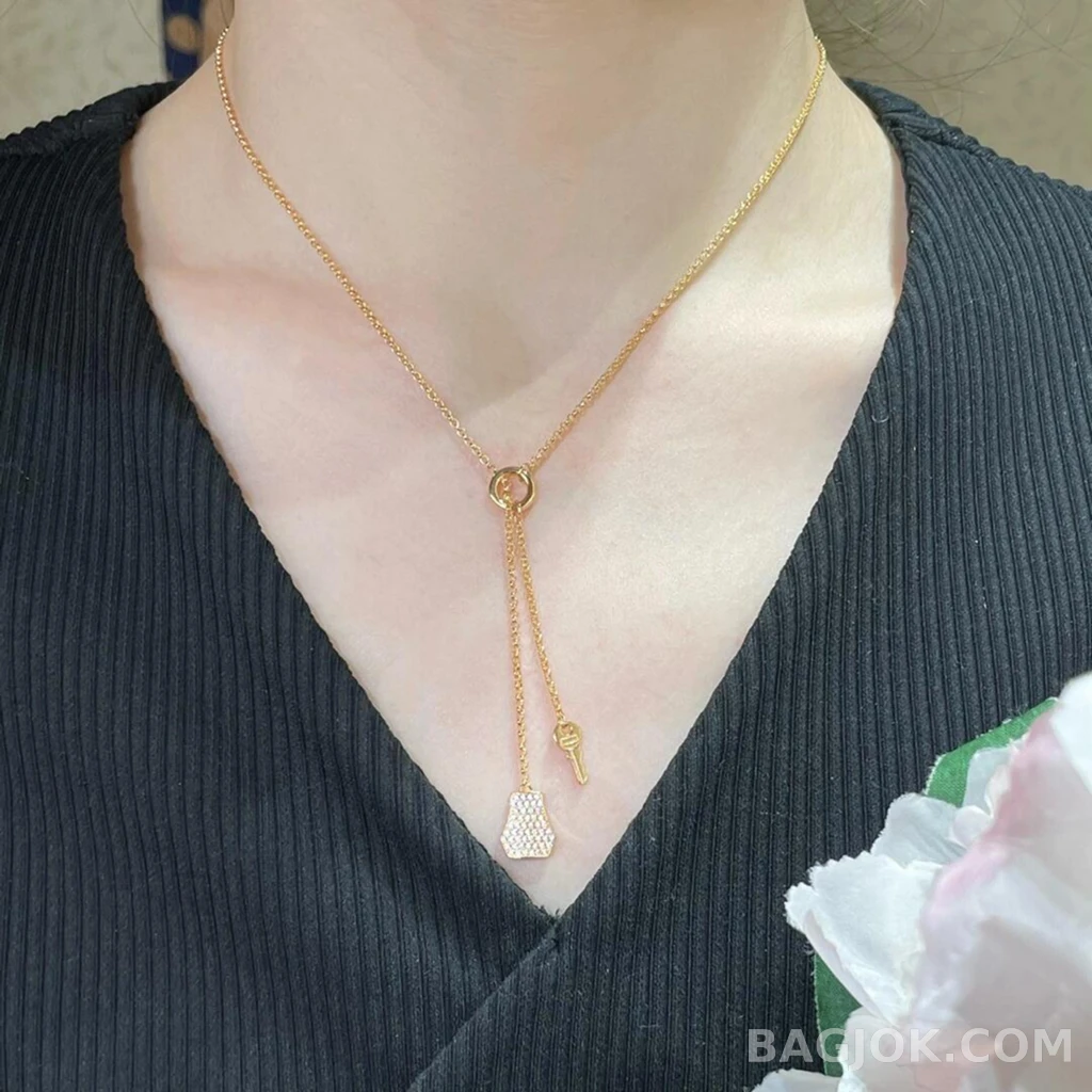에르메스 Hermès Kelly Clochette 목걸이 상세 이미지