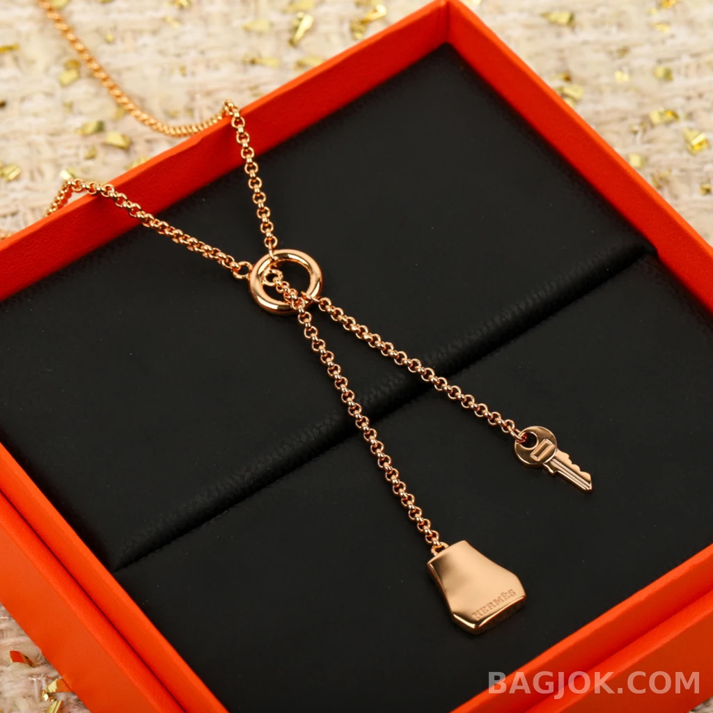 에르메스 Hermès Kelly Clochette 목걸이 상세 이미지