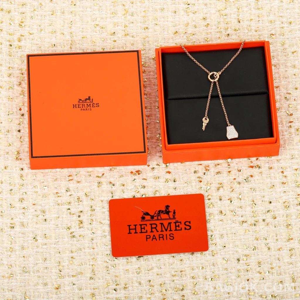 에르메스 Hermès Kelly Clochette 목걸이 상세 이미지
