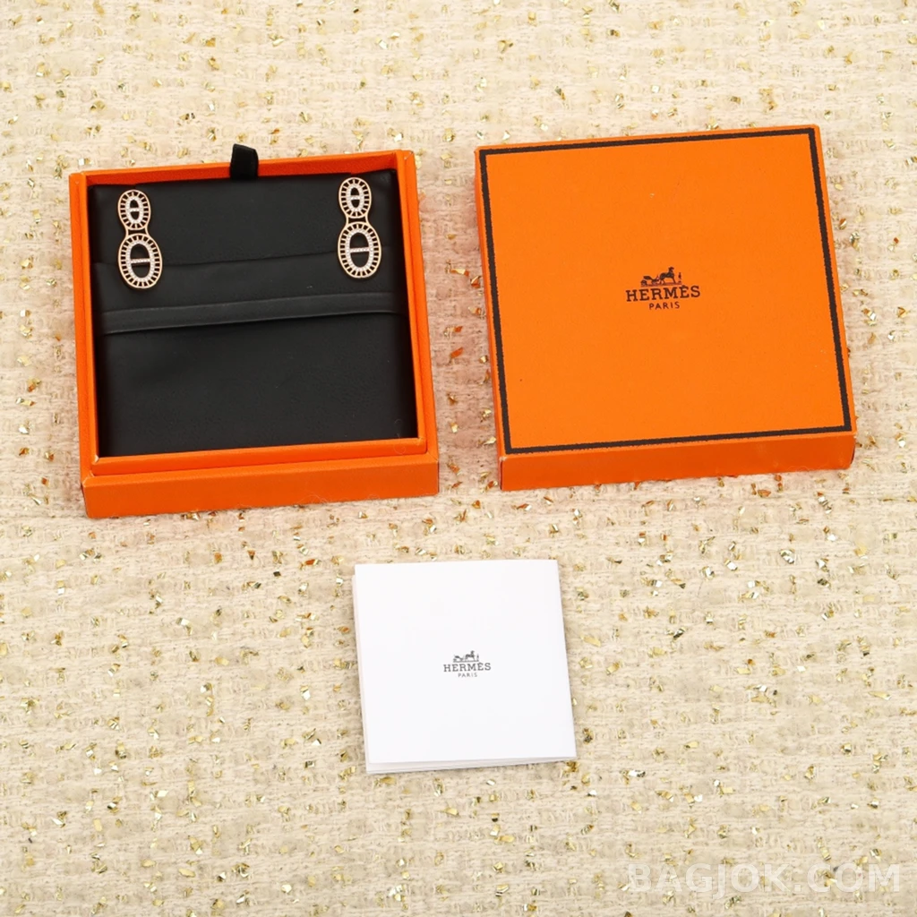 에르메스 Hermès Chaine d'Ancre 더블 드롭 귀걸이 상세 이미지