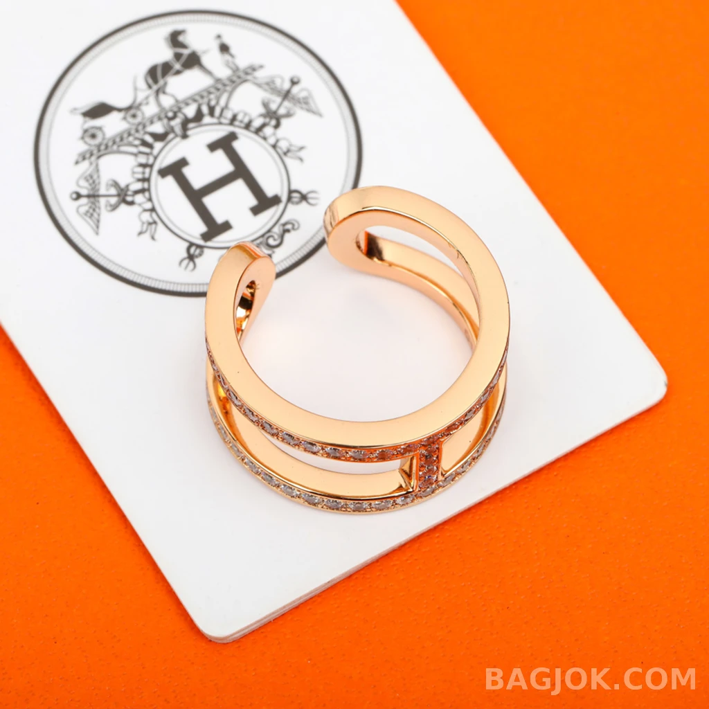 에르메스 Hermès H 풀스톤 반지 상세 이미지