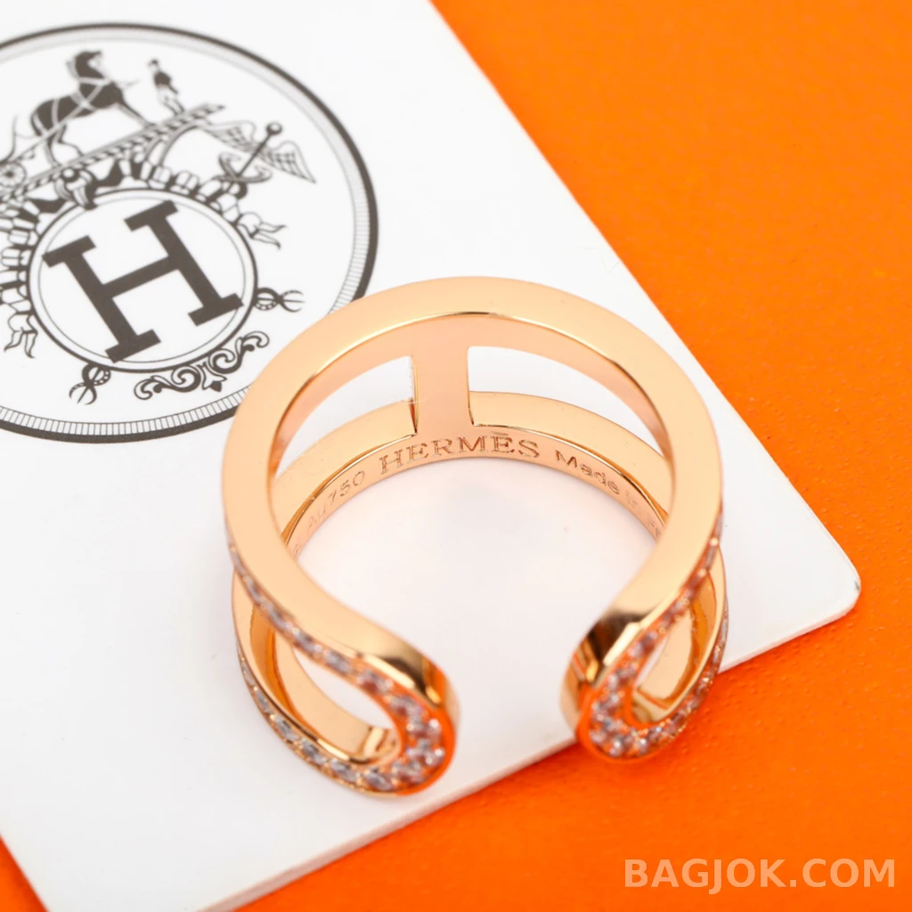 에르메스 Hermès H 풀스톤 반지 상세 이미지