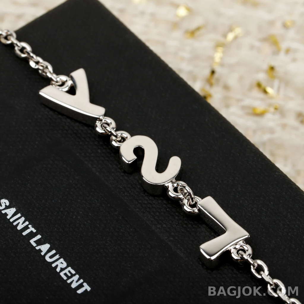 생로랑 Saint Laurent YSL 로고 팔찌 상세 이미지