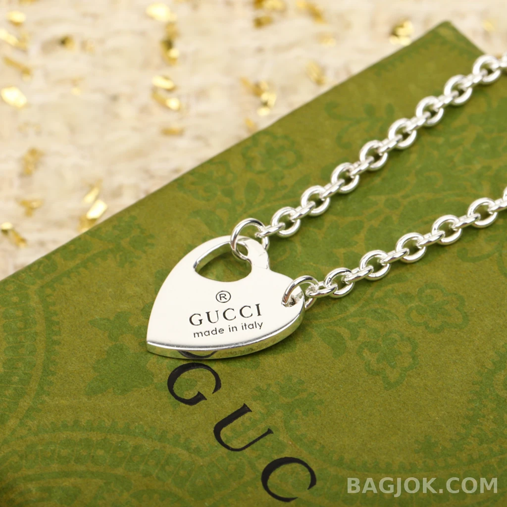 null Gucci 하트 펜던트 목걸이 상세 이미지