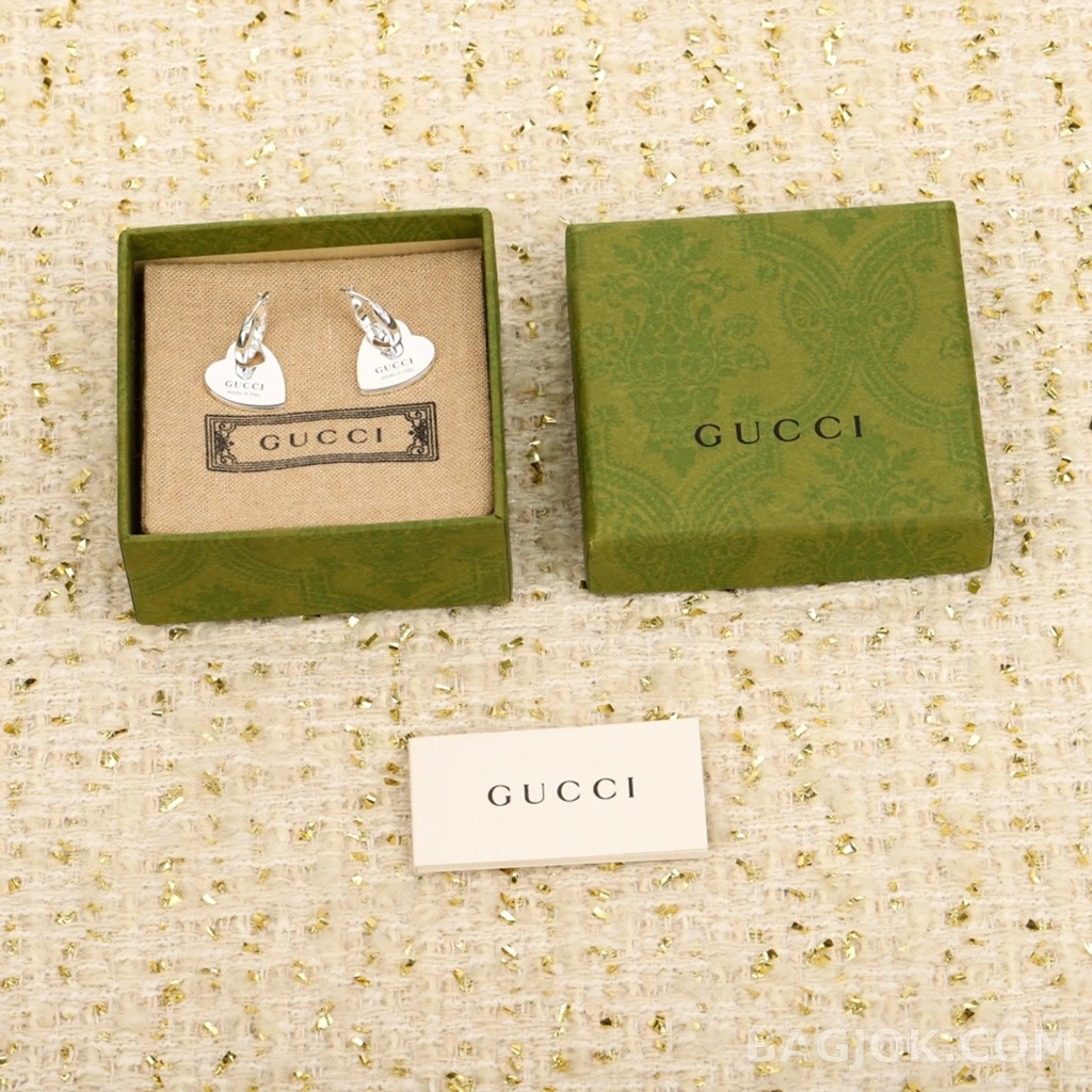 구찌 Gucci 하트 후프 귀걸이 상세 이미지