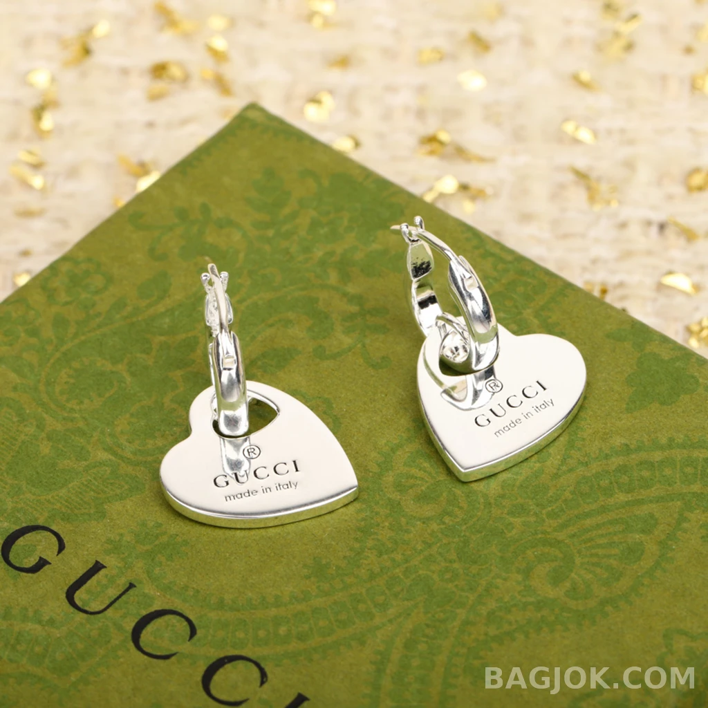구찌 Gucci 하트 후프 귀걸이 상세 이미지