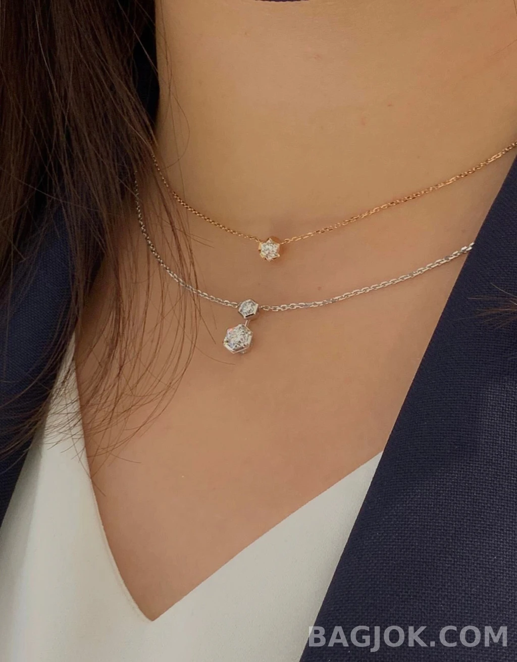 쇼메 Chaumet Bee My Love 헥사곤 목걸이 상세 이미지