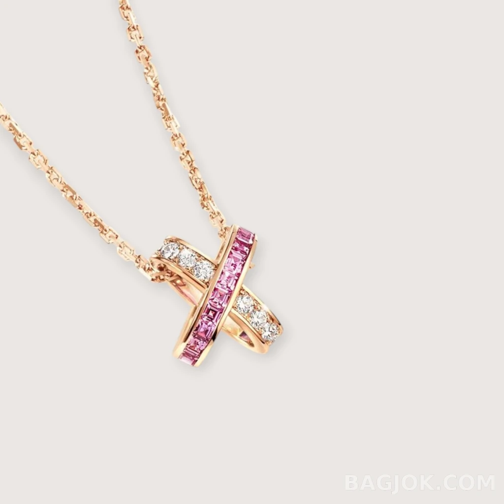 Chaumet Jeux de Liens 크로스 목걸이_대표이미지