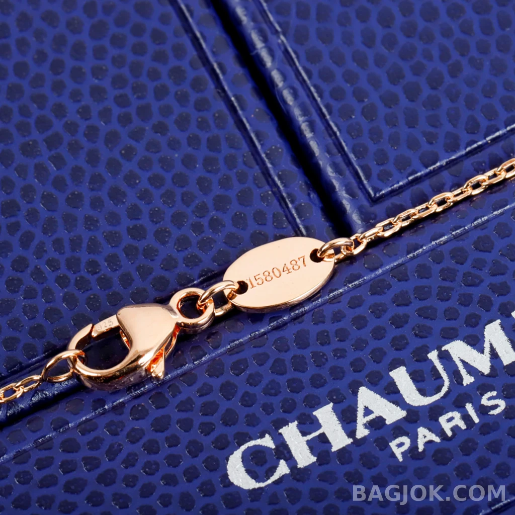 쇼메 Chaumet Jeux de Liens 크로스 목걸이 상세 이미지
