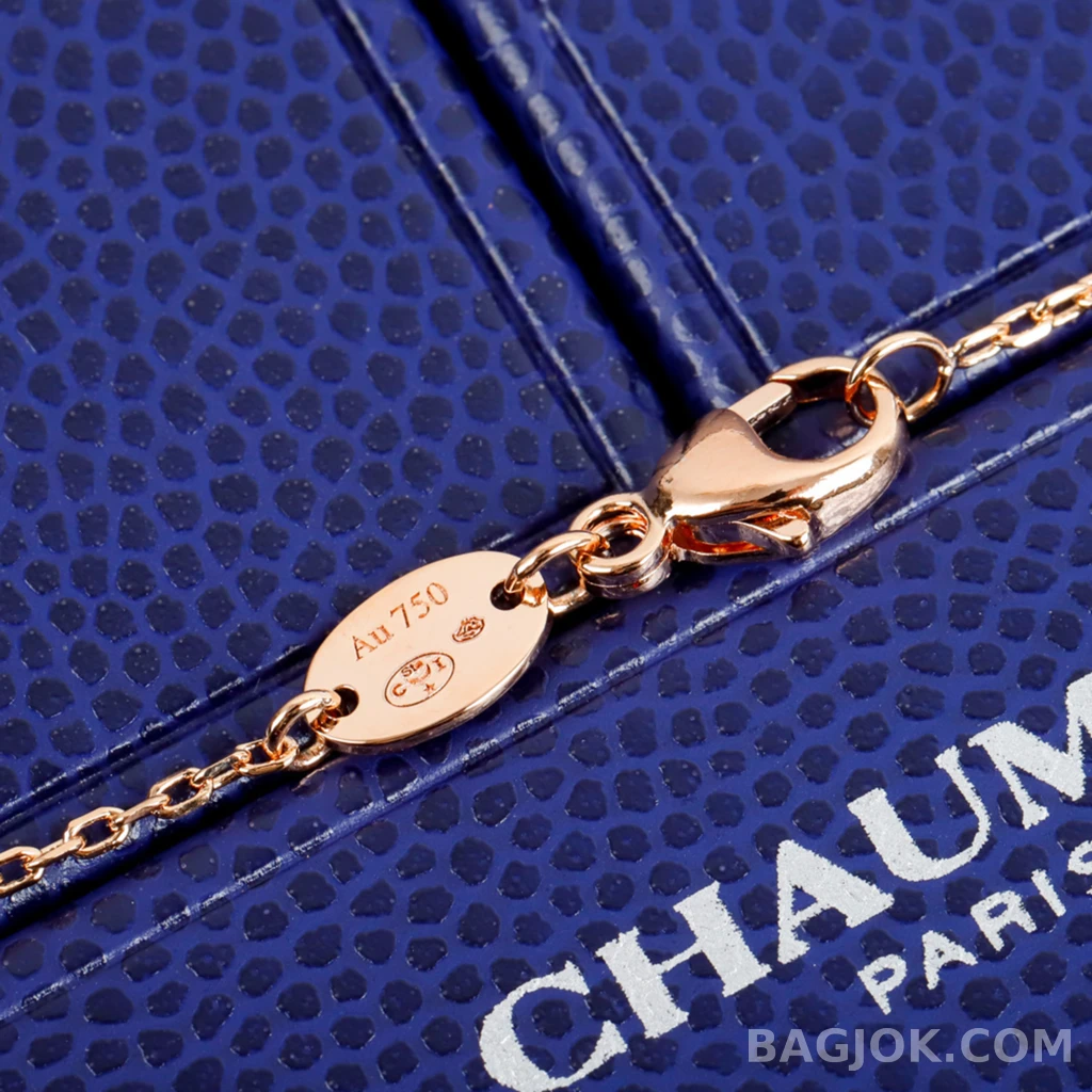 쇼메 Chaumet Jeux de Liens 크로스 목걸이 상세 이미지