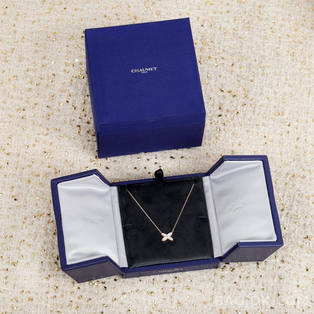 쇼메 Chaumet Jeux de Liens 크로스 목걸이 상세 이미지
