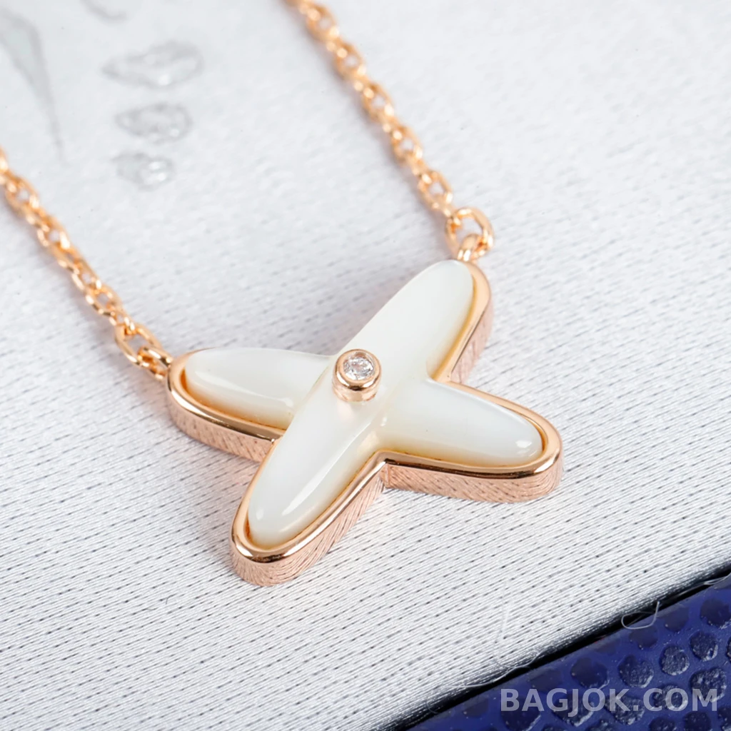 쇼메 Chaumet Jeux de Liens 크로스 목걸이 상세 이미지