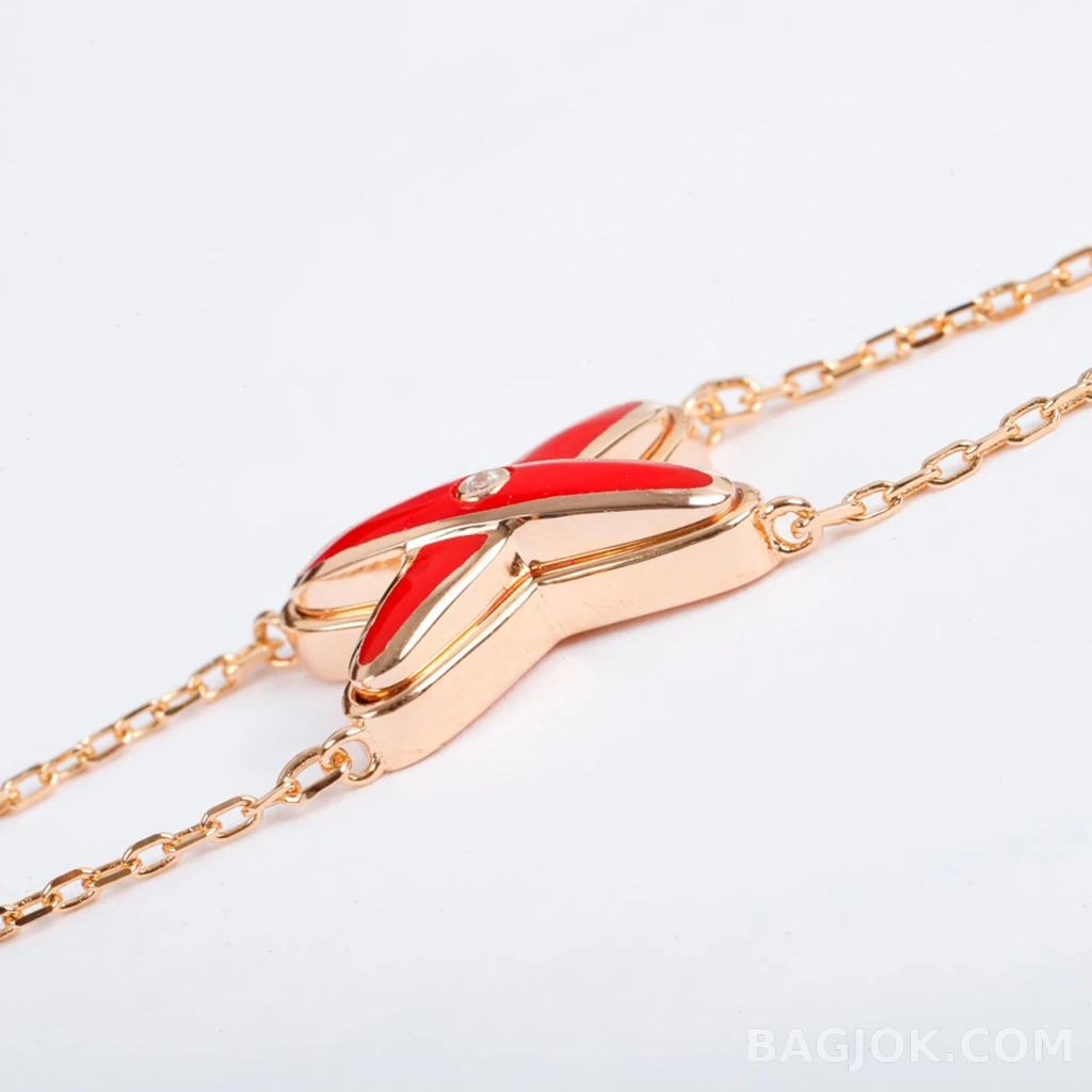 쇼메 Chaumet Liens 크로스 펜던트 목걸이 상세 이미지