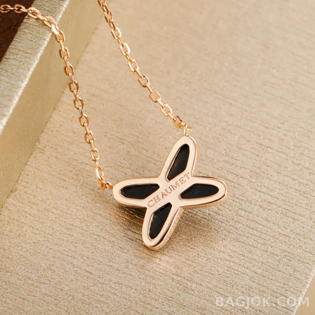 쇼메 Chaumet Liens 크로스 펜던트 목걸이 상세 이미지