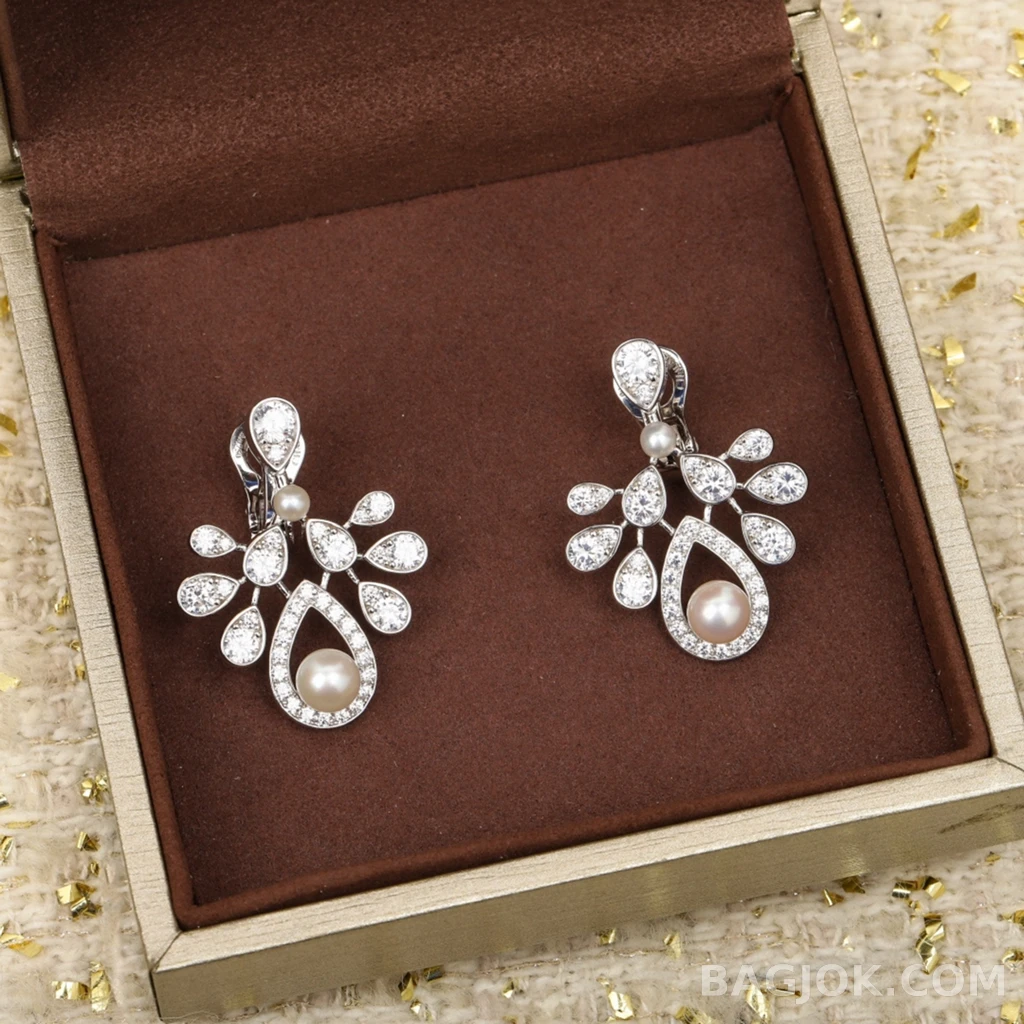 쇼메 Chaumet Joséphine 펄 티어드롭 귀걸이 상세 이미지