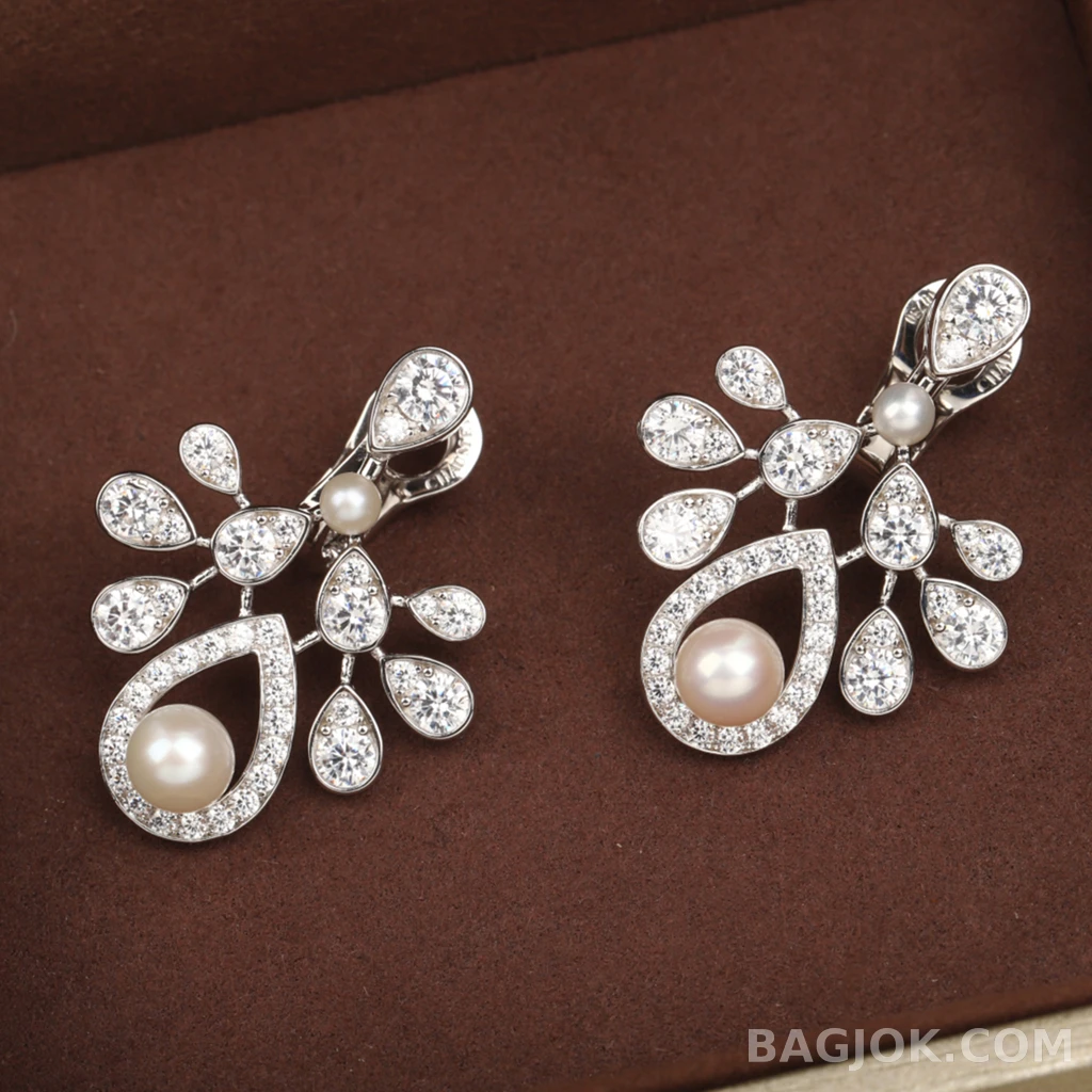 쇼메 Chaumet Joséphine 펄 티어드롭 귀걸이 상세 이미지